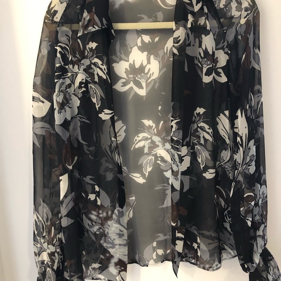 Anne Fontaine sheer blouse - Picture 2 of 6